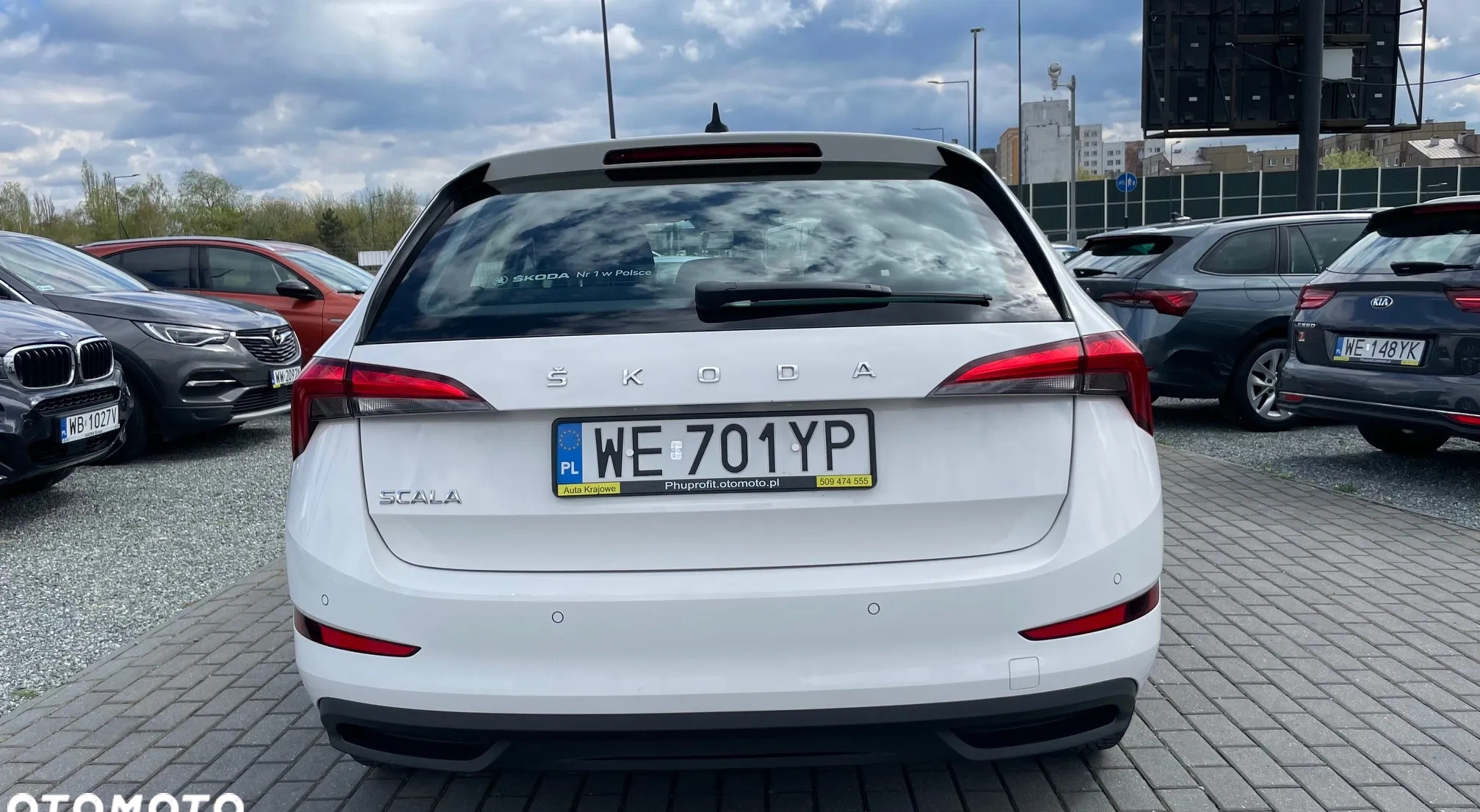 Skoda Scala cena 49900 przebieg: 130000, rok produkcji 2019 z Małogoszcz małe 326